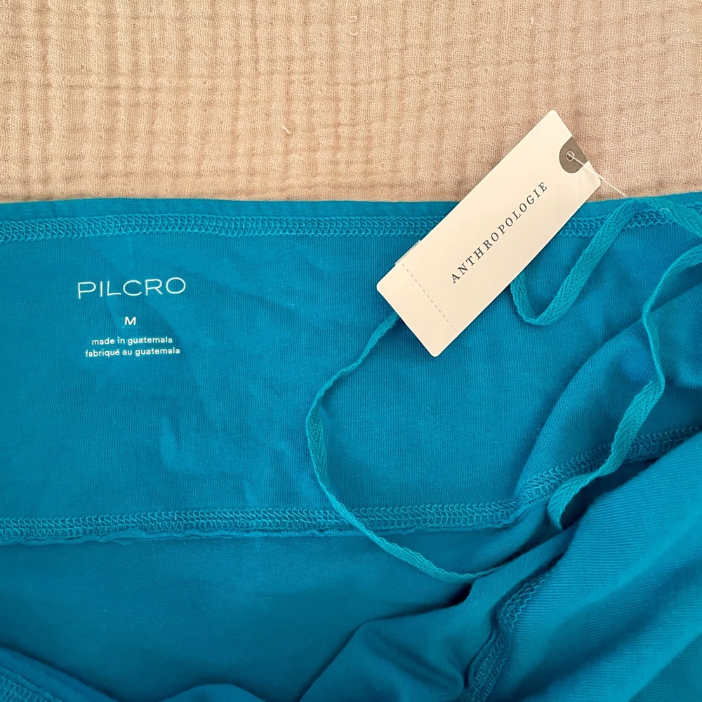 NWT Anthropologie Pilcro Turquoise, Cotton, Halter Top. Super Cute! Medium - Picture 6 of 6